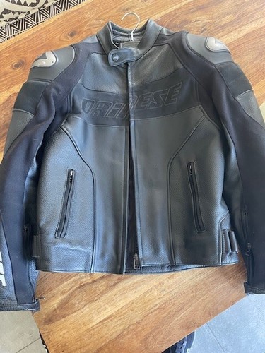 Blouson moto cuir - blouson, en