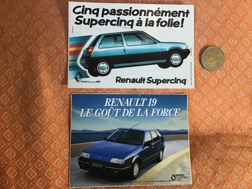 Autocollant renault supercinq - autocollant,