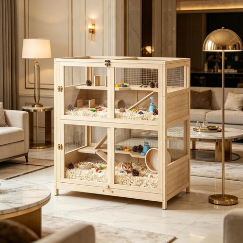 Spacious hamster cage tier - hamster,