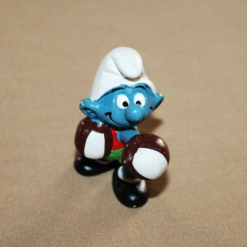 Figurine schtroumpf boxer - figurine,