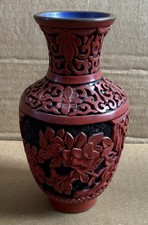 Petit Vase email et cinabre