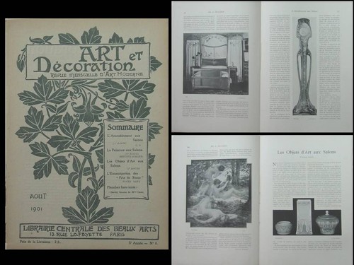 Art decoration aout 1901 - art,