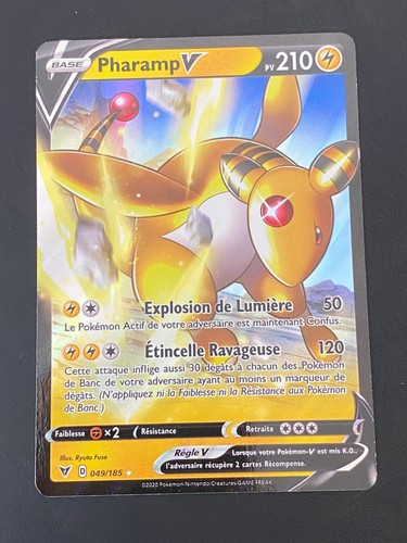 Carte pokemon pharamp - pokemon, v