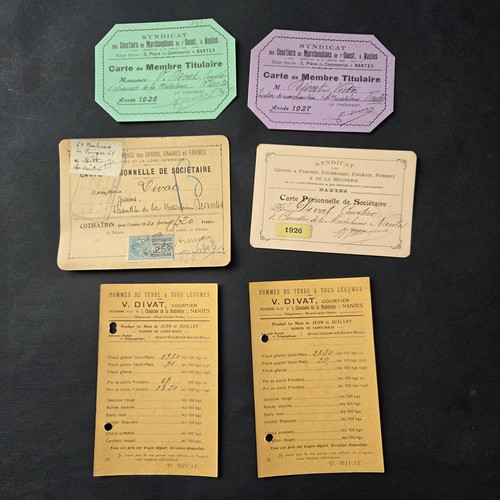 Lot documents anciens - 6, nantes