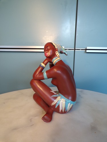 Vintage statue femme 1078 - statue,