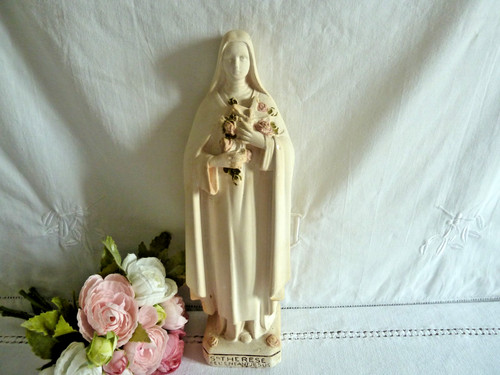 Ancienne statue platre ste - ancienne,