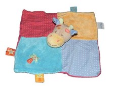 Doudou plat Vache Girafe
