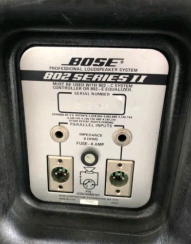 Bose 802 series - 802, ii