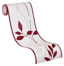 Frise murale Avenzio crème rouge 500 m x 017 m 249630