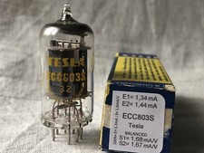 ECC803S, 12ax7 ECC83, Tesla Vacuum Tube, lampe, Röhre, Valve Lampa. NOS NIB