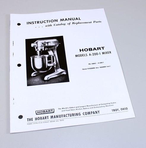 Hobart a200 mixer - a200-1,