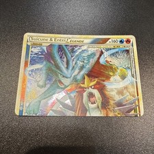 Carte Pokémon Suicune & Entei Legende 94/95 HGSS Déchaînement FR