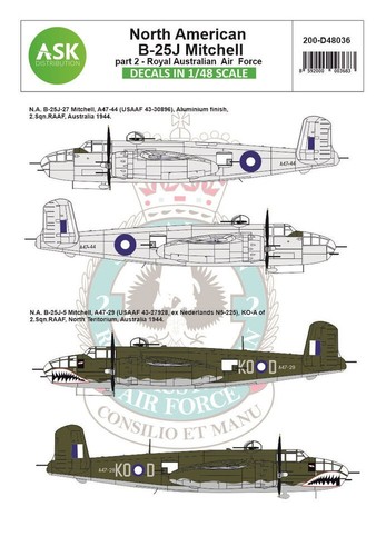 25j mitchell part royal - b-25j,