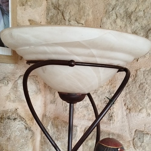 Lampadaire sur pied - , métal