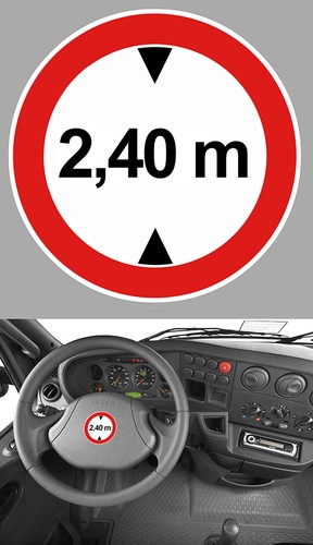 Limit height 40m truck - limit,