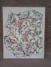 tableau contemporain abstrait