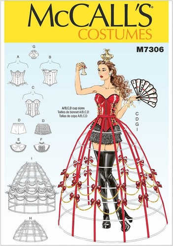 7306 patron mccall costume - patron,