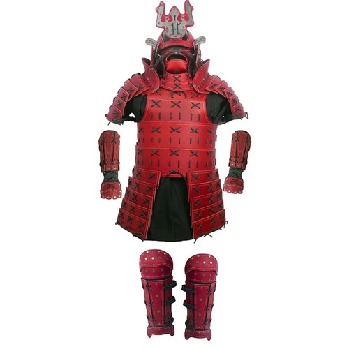 Halloween cuir samouraï body - cuir,