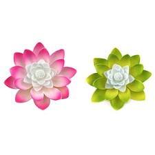  2 Pcs LED Électronique Lotus