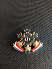 Insigne, broche médaille ski