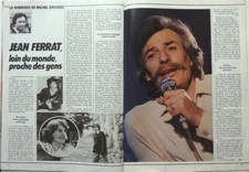 Magazine rare INTIMITE 1982: JEAN FERRAT_ROGER GICQUEL