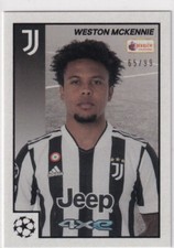Topps Merlin Heritage 97 2022 Numéro 43 Weston Mckennie Gris Parallel 65/99