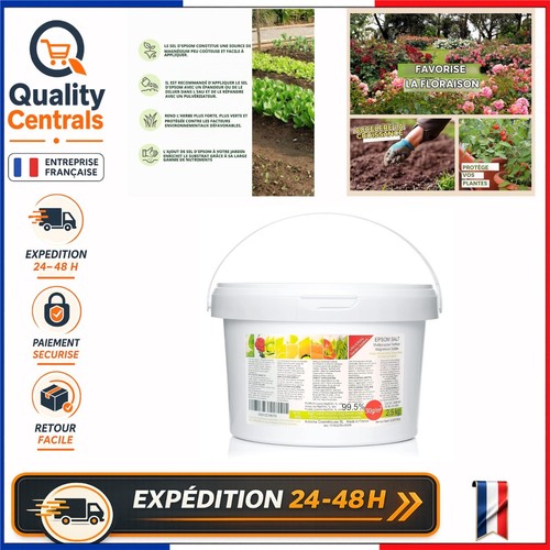 Sel epsom engrais jardin - d'epsom,