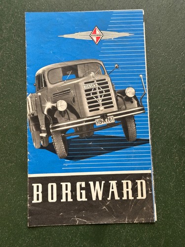 Ancien prospectus borgward - ancien,