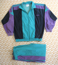 Survetement ADIDAS Velour années 90'S Veste Pantalon Tracksuit Vintage - 174 / M