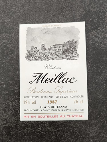 étiquette vin château - Étiquette, de