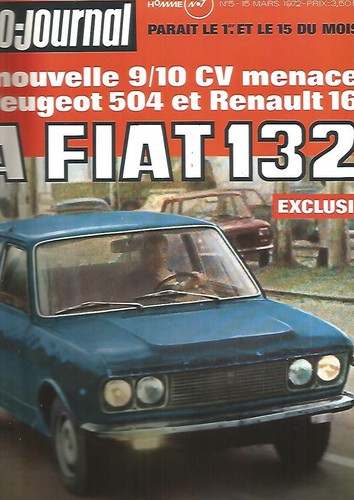 Auto journal fiat 132 - n°05,