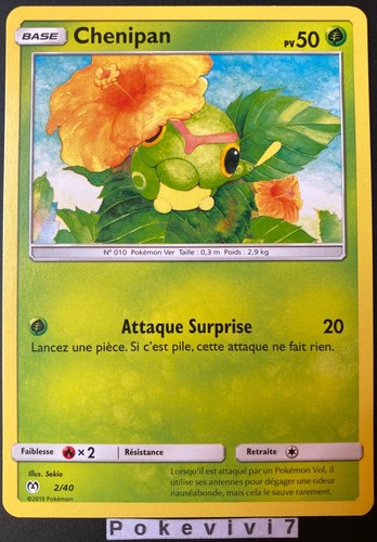 Carte pokemon chenipan mc - 2/40,