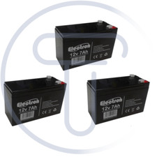 3x Piles Batterie 12V 7Ah  au