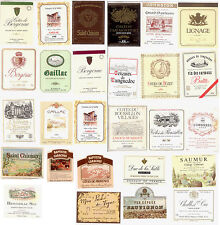 27 ETIQUETTES VINS DU SUD OUEST ET DIVERS FRANCE