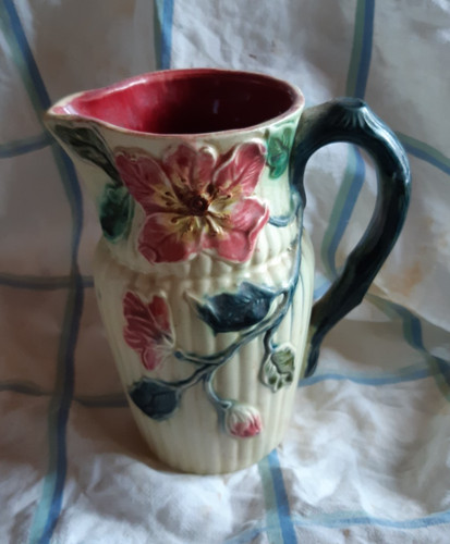Ancien pichet barbotine decor - pichet,