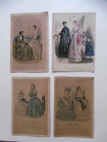 Gravures mode journal - gravures, 19°s