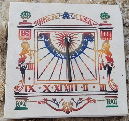 Cadran solaire pierre - cadran, en