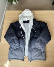 Doudoune luxe bicolore noir - doudoune,
