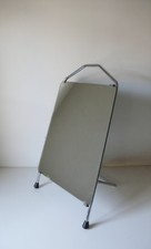 MIROIR SUR PIED EN METAL CHROMEE POUR SALLE DES BAINS DRESSING VINTAGE ANNÉES 70