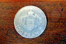 Argent 900 : 100 Francs Monaco 1982 (Rainier Iii) TTB