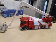 Renault Scania 1/43 Camion Pompier De Paris Grande Echelle