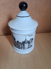 Boîte décorative en porcelaine de Limoges Château d'Argy Indre