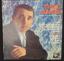 Charles Aznavour DISQUE 33 tours rpm 25CM 10" BARCLAY 80180