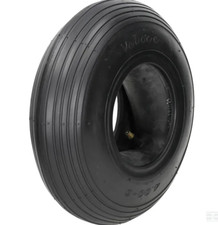 KIT Pneu 4.00-6  4 plis avec chambre à air valve coudé TR13