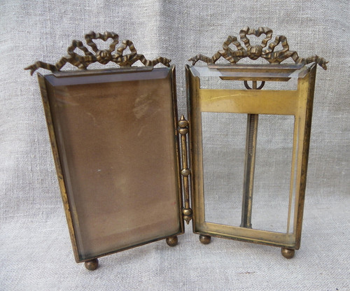 Porte photo double ancien - ancien,
