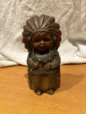 Ancienne Tirelire À Décor Indien 