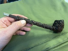 Art Populaire Pipe Ancienne En
