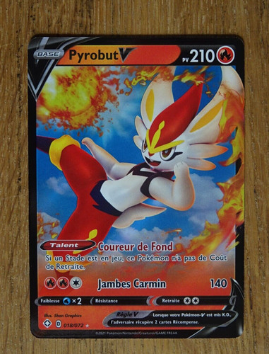 Carte pokemon pyrobut - pokemon, v