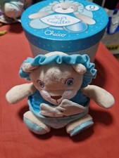 $ - Doudou Peluche Eveil  Lion Bleu  Soft Cuddles Chicco 