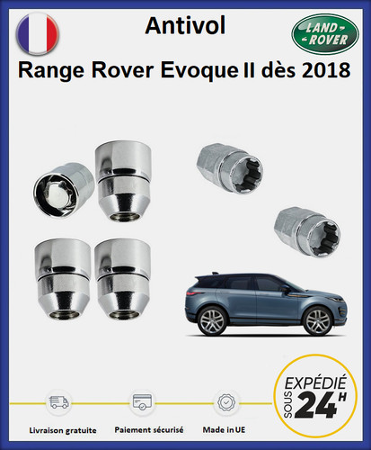 Ecrous antivol roues range - ecrous,